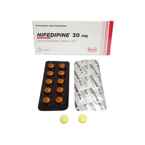 恆脈循30|Nifedipine S.R.F.C. Tablets 30 mg In